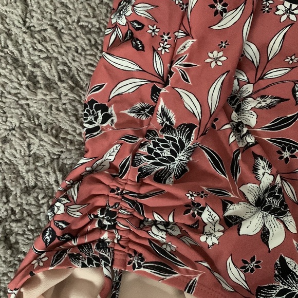 Kona Sol Mauve Floral Swimsuit - Picture 5 of 11